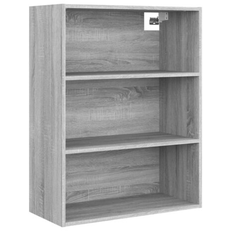 Hangkast 69,5x32,5x90 cm grijs sonoma eikenkleurig 2
