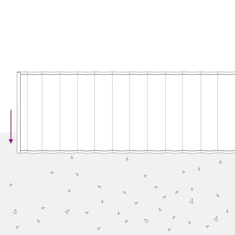 Gazonrand 5 m x 20 cm Gegalvaniseerd staal zilver 6