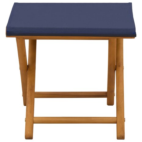 Ligstoel 2 pcs massief eucalyptushout Blauw 3