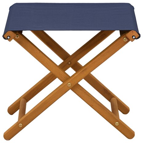 Ligstoel 2 pcs massief eucalyptushout Blauw 4