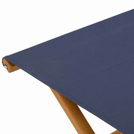 Ligstoel 2 pcs massief eucalyptushout Blauw 5