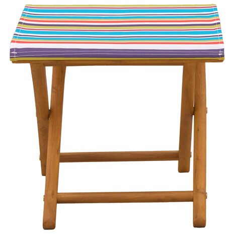 Ligstoel 2 pcs massief eucalyptushout Meerkleurig 3
