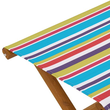Ligstoel 2 pcs massief eucalyptushout Meerkleurig 5