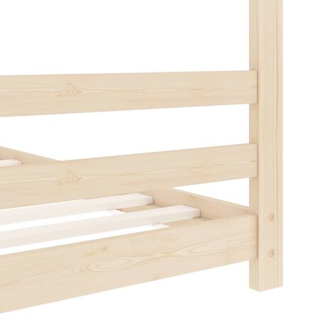 Kinderbedframe massief grenenhout 70x140 cm 6