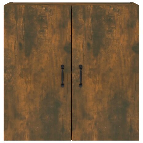 Wandkast 60x31x60 cm bewerkt hout gerookt eikenkleurig 3