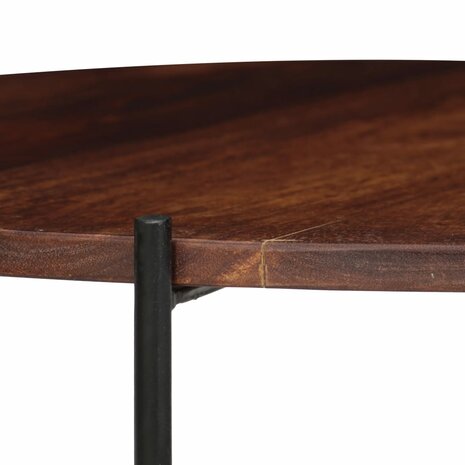 2-delige Salontafelset 60x35 cm massief acaciahout 6