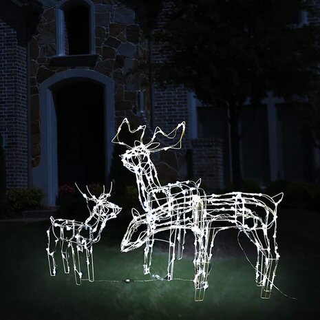 3-delige Kerstverlichting rendieren 229 LED's 1