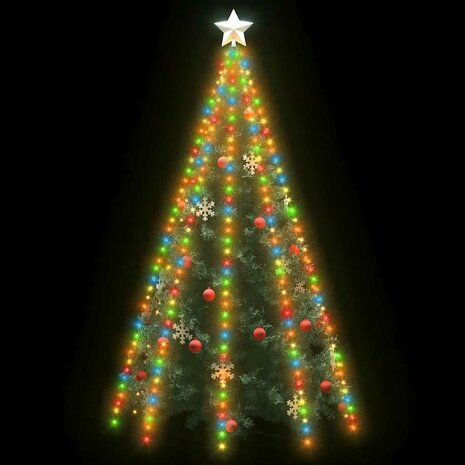 Kerstboomverlichting met 400 LED's meerkleurig net 400 cm 3