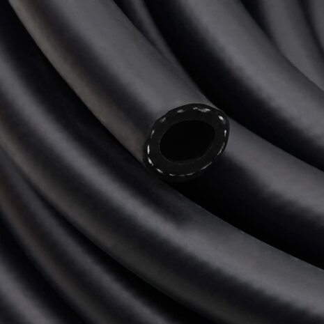 Luchtslang hybride 0,6'' 20 m rubber en PVC zwart 4