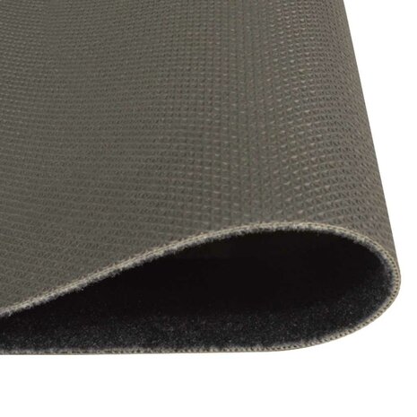 Keukenmat wasbaar koffieprint 45x150 cm fluweel zwart 4