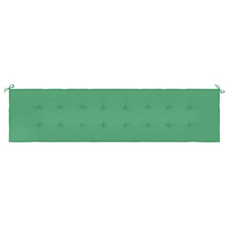 Tuinbankkussen 200x50x3 cm oxford stof groen 4
