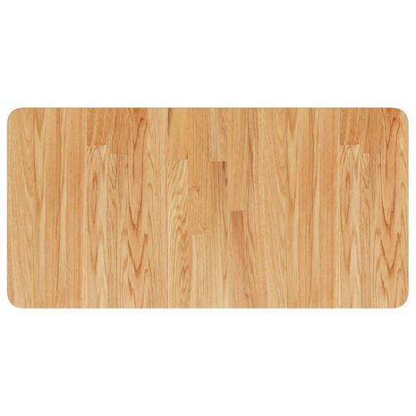 Wastafelblad 80x40x2,5cm behandeld massief hout lichtbruin 2