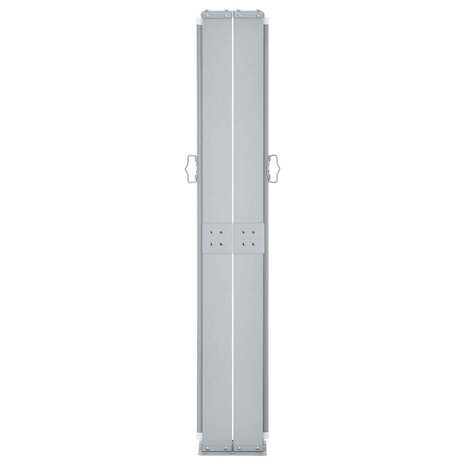 Windscherm uittrekbaar 140x600 cm bruin 4