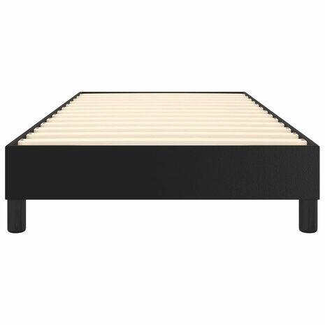 Boxspring bed kunstleer zwart 90x200 cm 5
