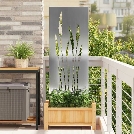 Privacyscherm Zilver 50 x 140 cm Gegalvaniseerd staal 1