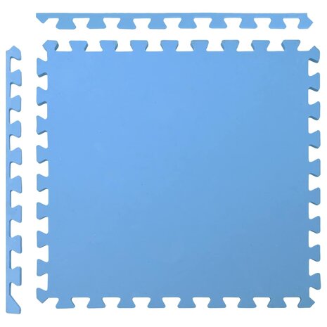 Vloermatten 50 st Blauw 18 m&sup2; EVA Schuim 6