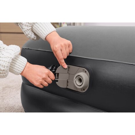 Bestway Luchtbed gevlokt met ingebouwde luchtpomp 191x97x46 cm 8