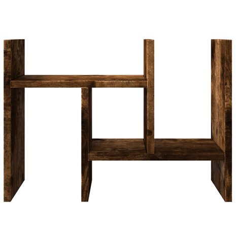 Bureau organiser 34,5x15,5x35,5 cm hout gerookt eikenkleurig 5