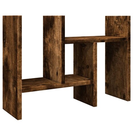 Bureau organiser 34,5x15,5x35,5 cm hout gerookt eikenkleurig 6