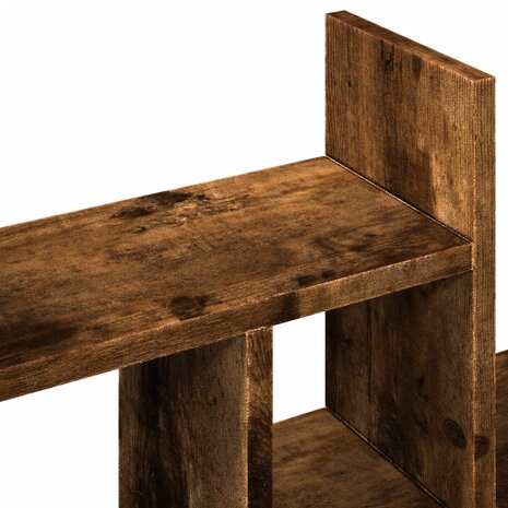 Bureau organiser 34,5x15,5x35,5 cm hout gerookt eikenkleurig 8