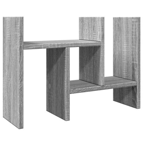 Bureau organiser 34,5x15,5x35,5 cm bewerkt hout grijs sonoma 2