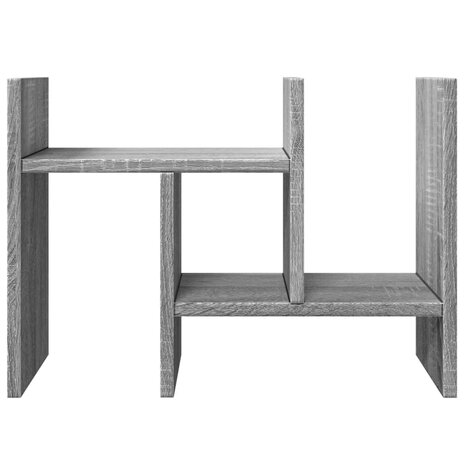 Bureau organiser 34,5x15,5x35,5 cm bewerkt hout grijs sonoma 5