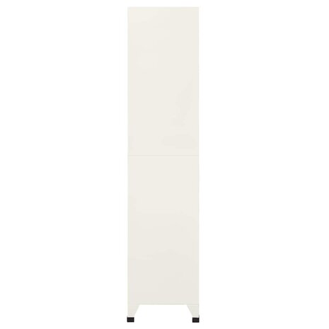 Lockerkast 90x40x180 cm staal grijs en blauw 4