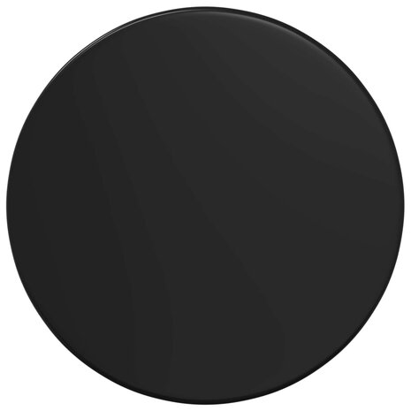 Tafelblad &Oslash; 30 x 1,5 cm Rond Bewerkt hout Zwart 2