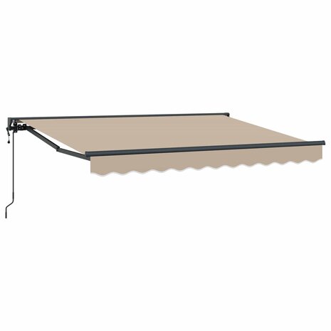 Elektrisch Uittrekbaar Zonnescherm Beige 3,5 x 2 m 2