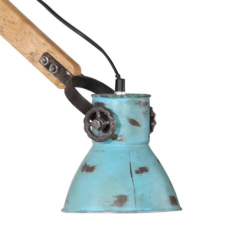 Wandlamp 25 W E27 96x15x20 cm verweerd blauw 7