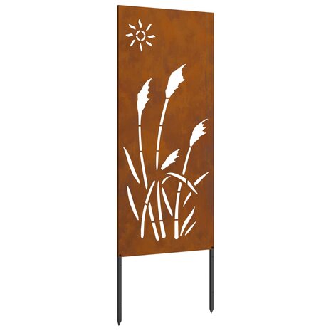 Privacyscherm Fretwerk Roestig 50 x 140 cm weervast staal 2