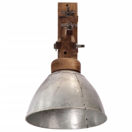 Wandlamp 25 W E27 vintage zilverkleurig 4