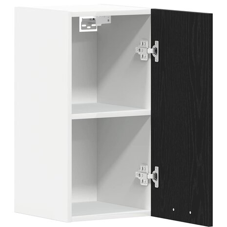 Hangkast zwart eikenkleurig 30x31x60 cm bewerkt hout 5
