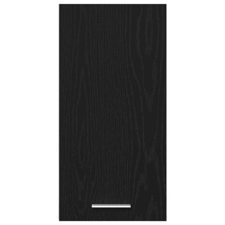 Hangkast zwart eikenkleurig 30x31x60 cm bewerkt hout 6