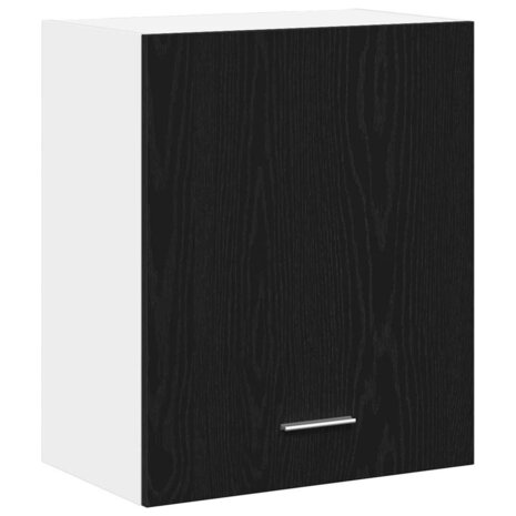 Hangkast Zwart Eiken 50 x 31 x 60 cm Bewerkt hout 2