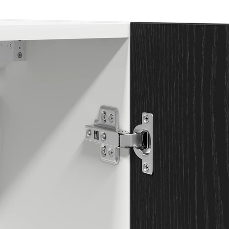 Hangkast Zwart Eiken 50 x 31 x 60 cm Bewerkt hout 9