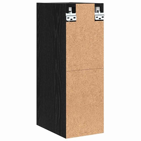 Hangkast Zwart eiken 20 x 29,5 x 60 cm Bewerkt hout 7