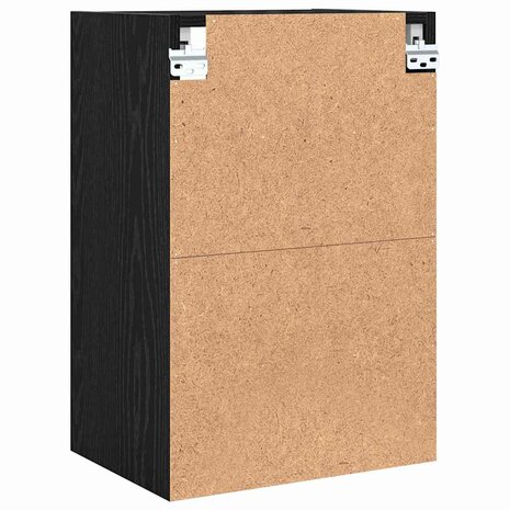 Hangkast Zwart eiken 40 x 29,5 x 60 cm Bewerkt hout 7