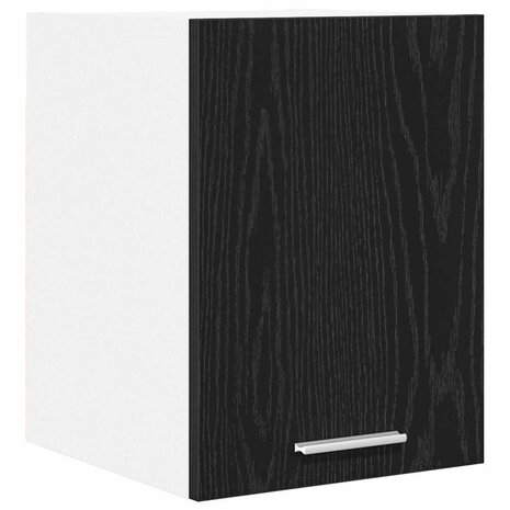 Hangkast Zwarte Eik en Wit 30 x 31 x 40 cm Bewerkt hout 2