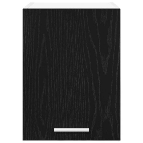 Hangkast Zwarte Eik en Wit 30 x 31 x 40 cm Bewerkt hout 6