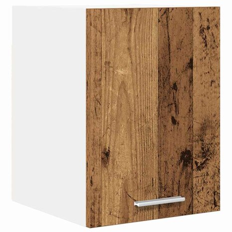 Hangkast Oude Hout en Wit 30 x 31 x 40 cm Bewerkt hout 2