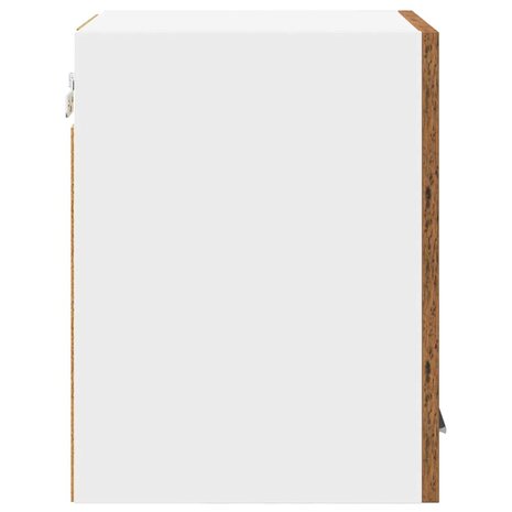 Hangkast Oude Hout en Wit 30 x 31 x 40 cm Bewerkt hout 7