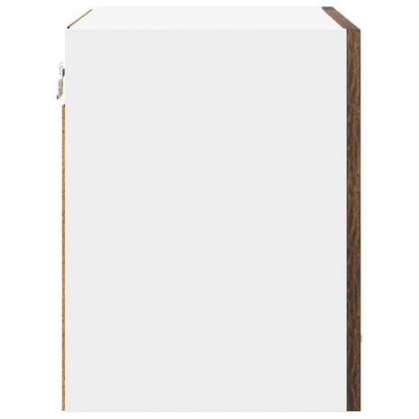 Hangkast Gerookt eiken 40 x 31 x 40 cm Bewerkt hout 7