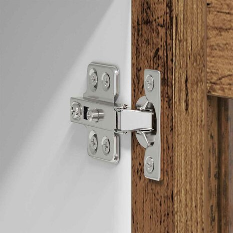 Hangkast Oudhout 40 x 31 x 40 cm Bewerkt hout 9