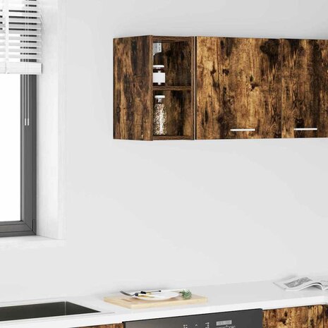 Hangkast Gerookt eiken 20 x 29,5 x 40 cm Bewerkt hout 1