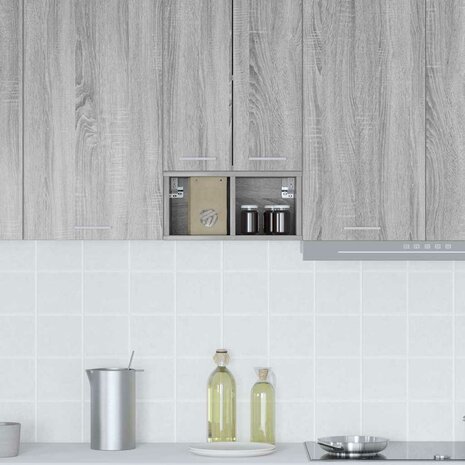Hangkast Grijs Sonoma 20 x 29,5 x 40 cm Bewerkt hout 4