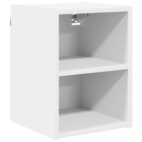 Hangkast Wit 30 x 29,5 x 40 cm Bewerkt hout 2