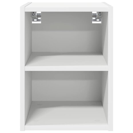 Hangkast Wit 30 x 29,5 x 40 cm Bewerkt hout 5