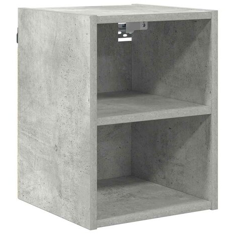 Hangkast Beton Grijs 30 x 29,5 x 40 cm Bewerkt hout 2