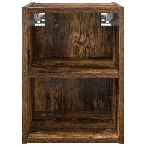 Hangkast Gerookt eiken 30 x 29,5 x 40 cm Bewerkt hout 5